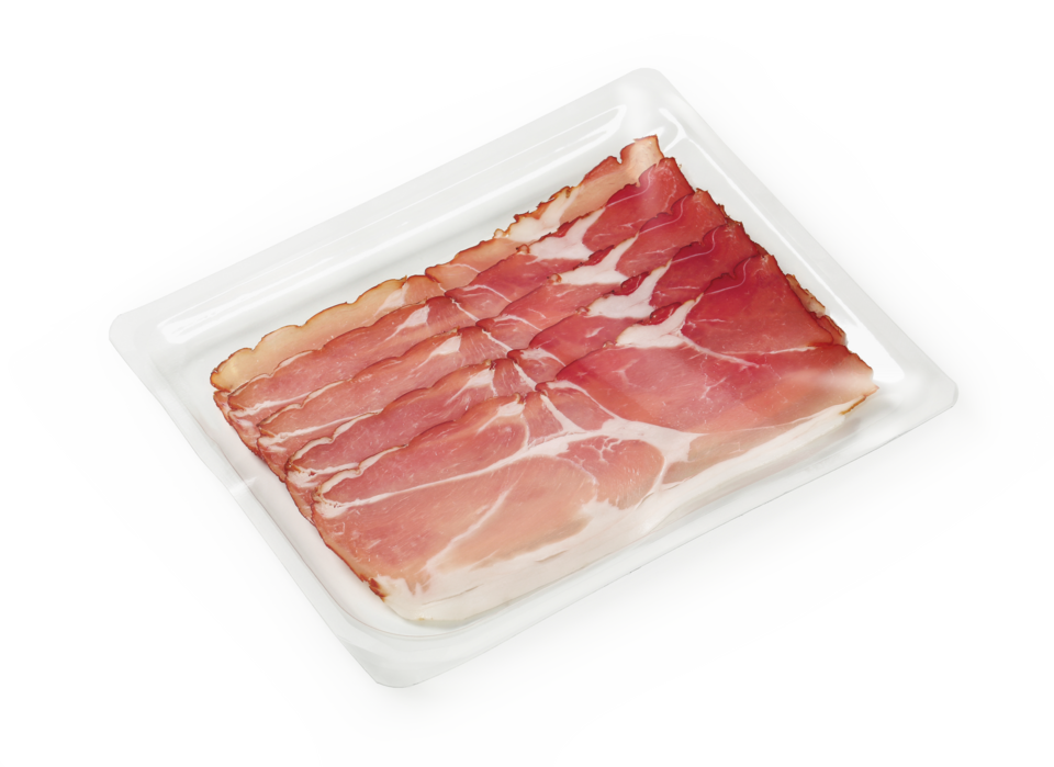 Thin slices of Schwarzwald ham