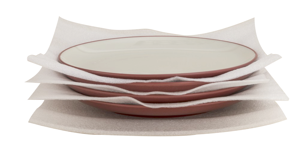 SEALED AIR brand Cell-Aire lightweight, low-density polyethylene foam between plates