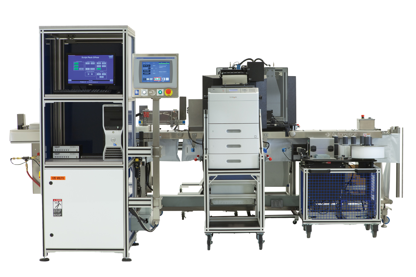 sistema de automação para embalagens farmacêuticas SidePouch
