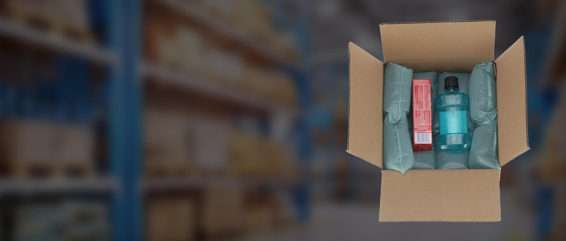 BubbleWrap Recycled Content Air Pillows