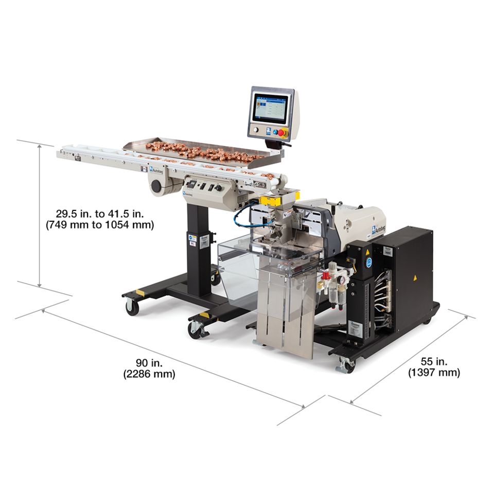 Autobag Maximizer Conveyor dimensions