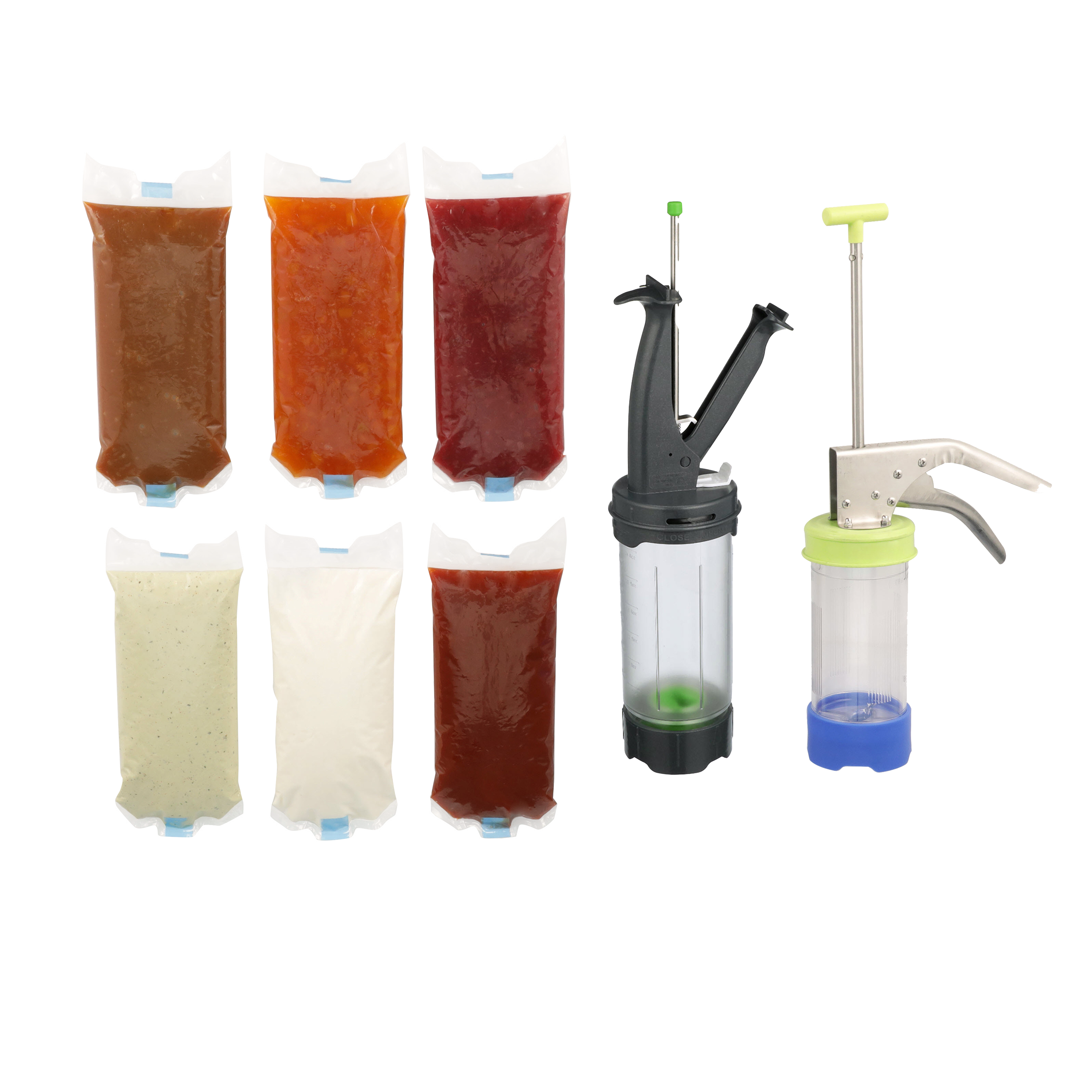 Dosador de pouches FlexPrep para uma variedade de condimentos