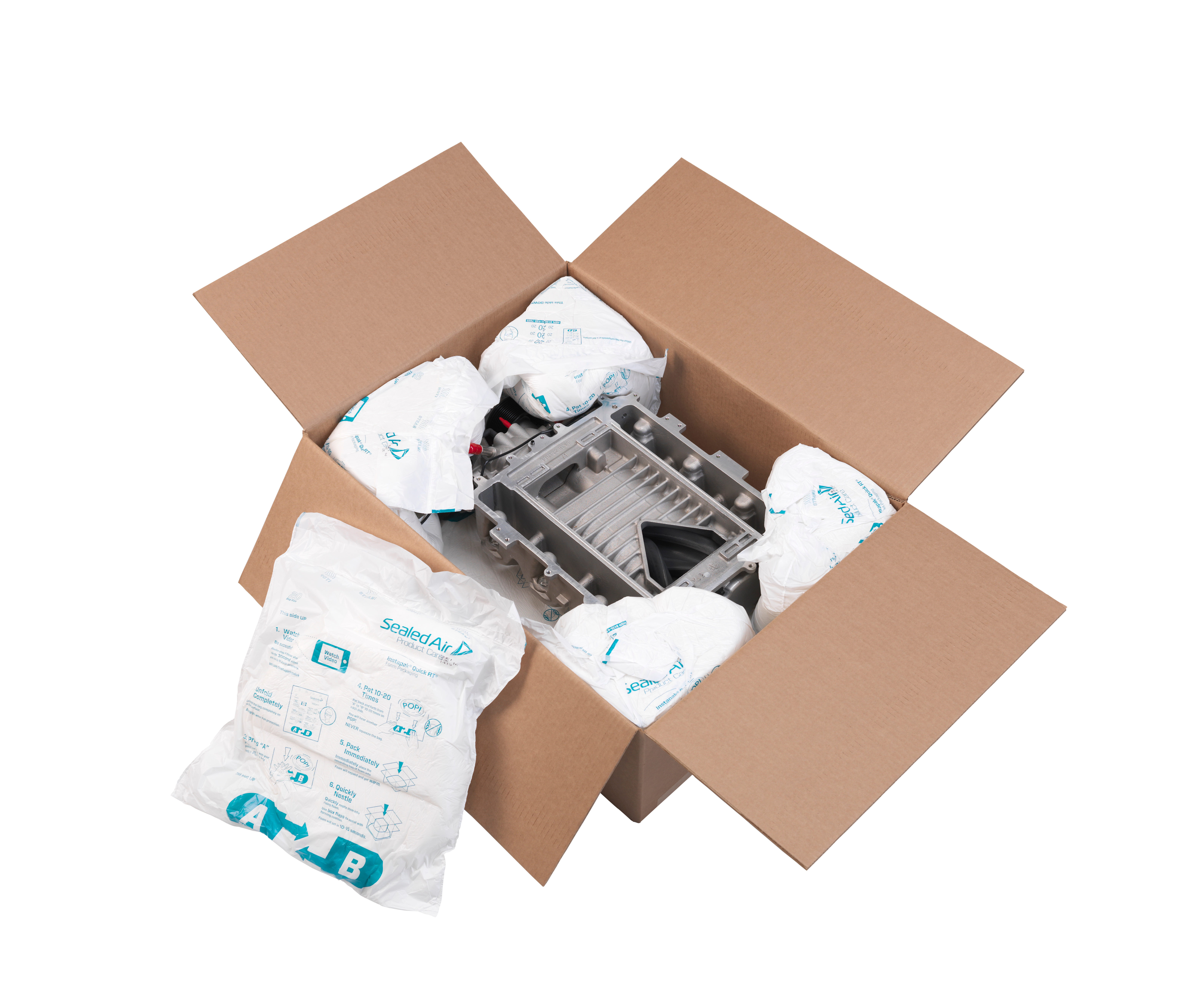 Sealed Air 브랜드 Instapak 폼 완충재