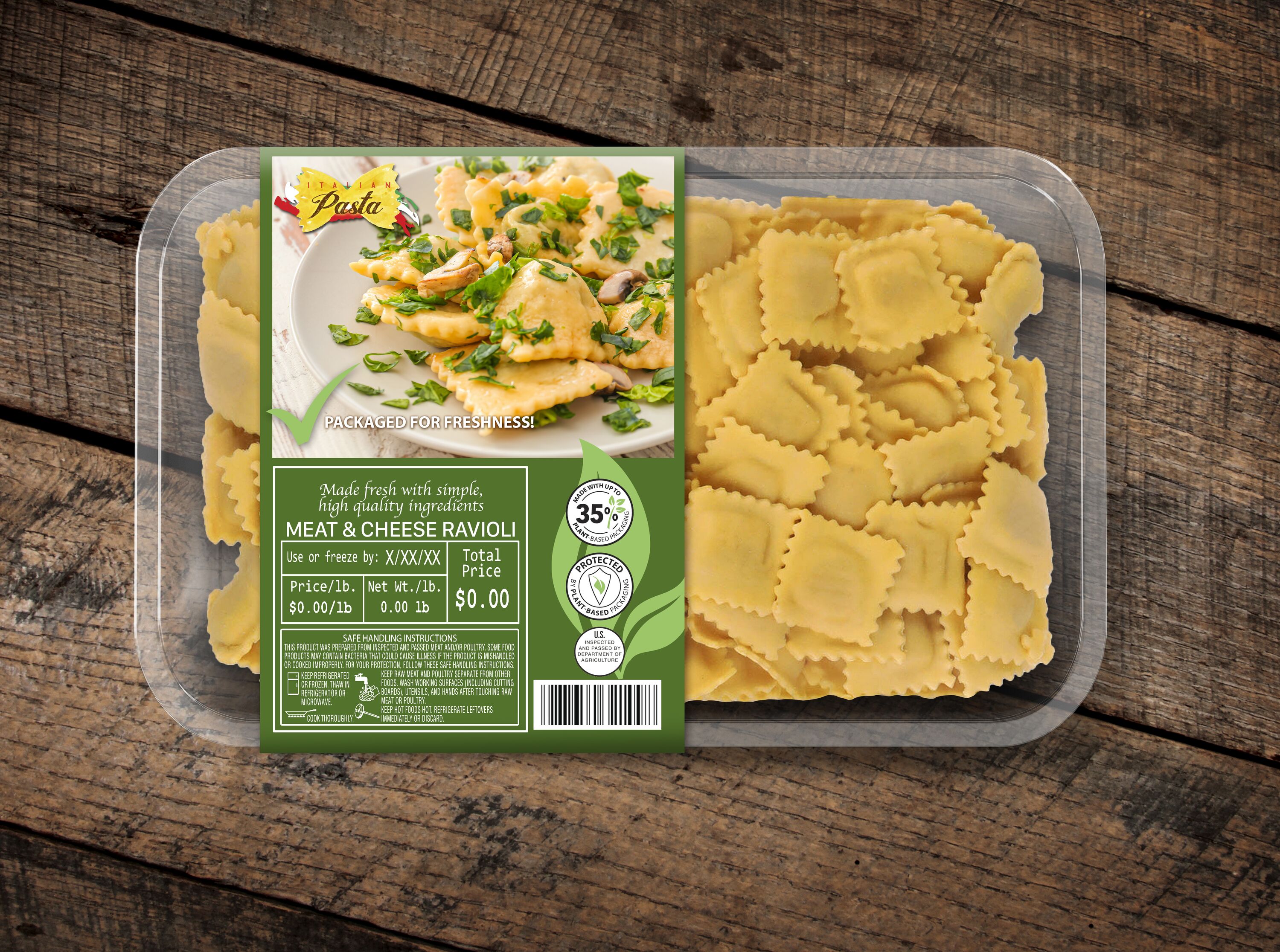 Plant-based-rollstock-clear-tray-VSP-pasta