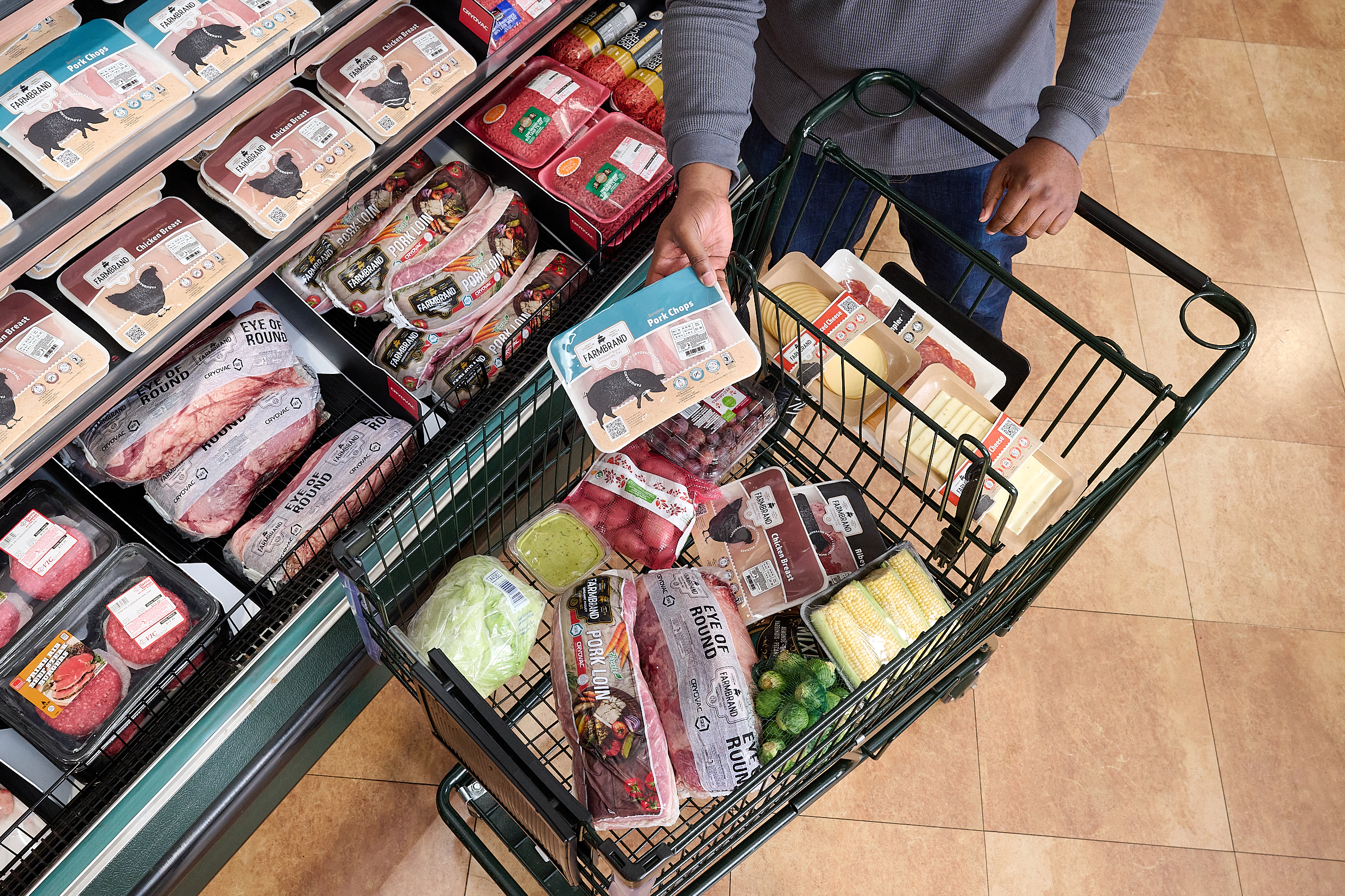 HT Retail Compostable Tray Meat Case