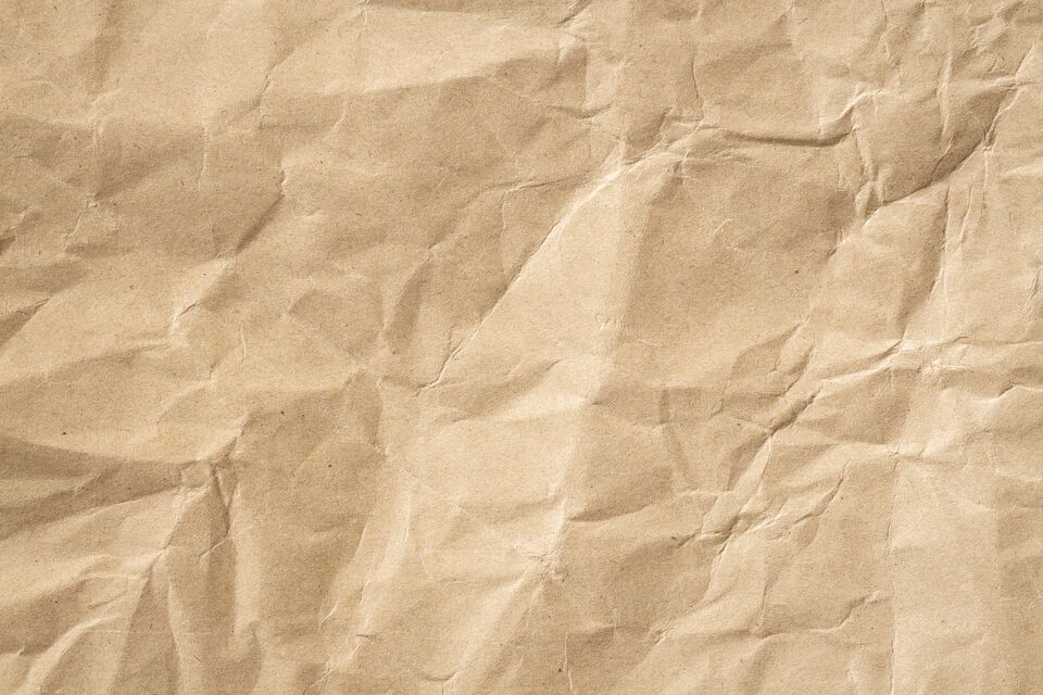 Recycle brown paper crumpled texture, Old paper surface for background